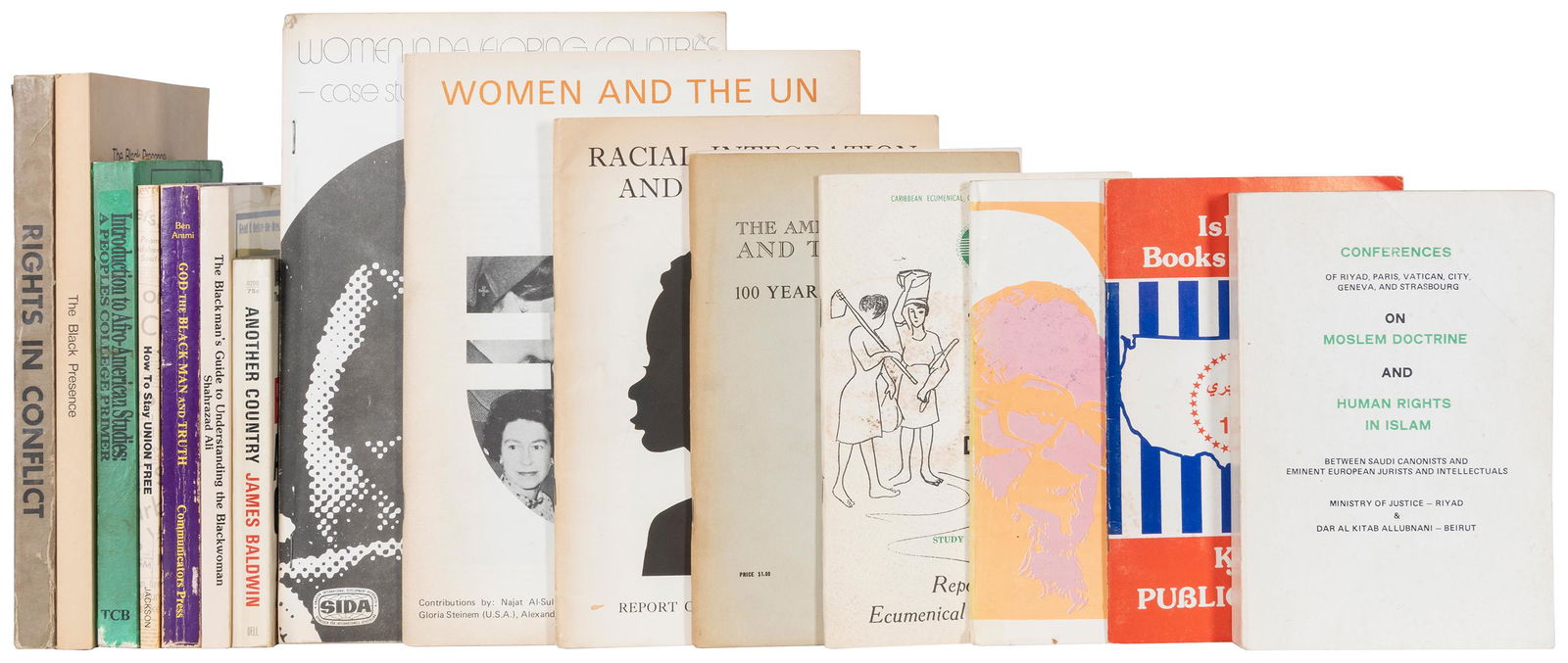 [AFRICAN AMERICANA]. Group of books, photographs, and civil... (1 of 2)