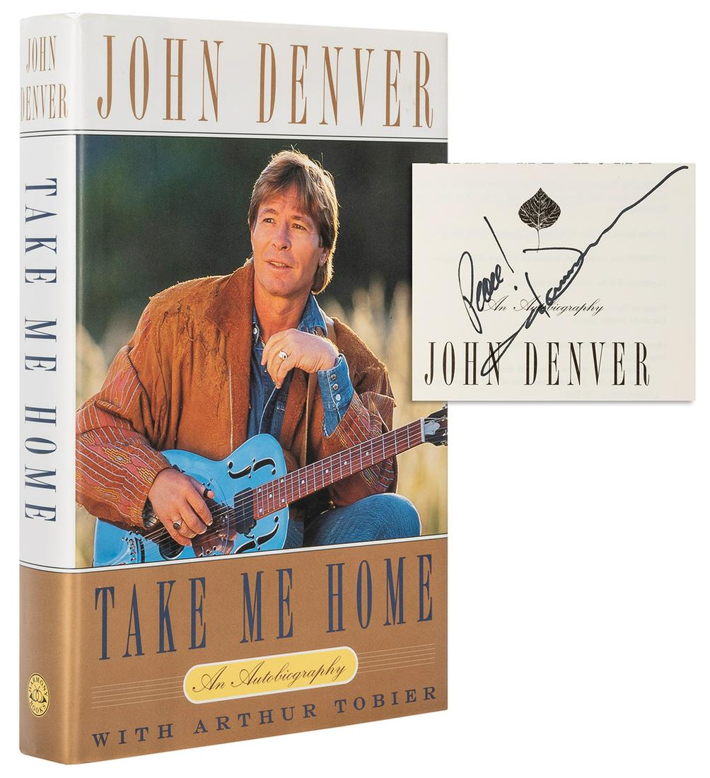 DENVER, John (1943-1997). Take Me Home: An Autobiography. W... (1 of 3)