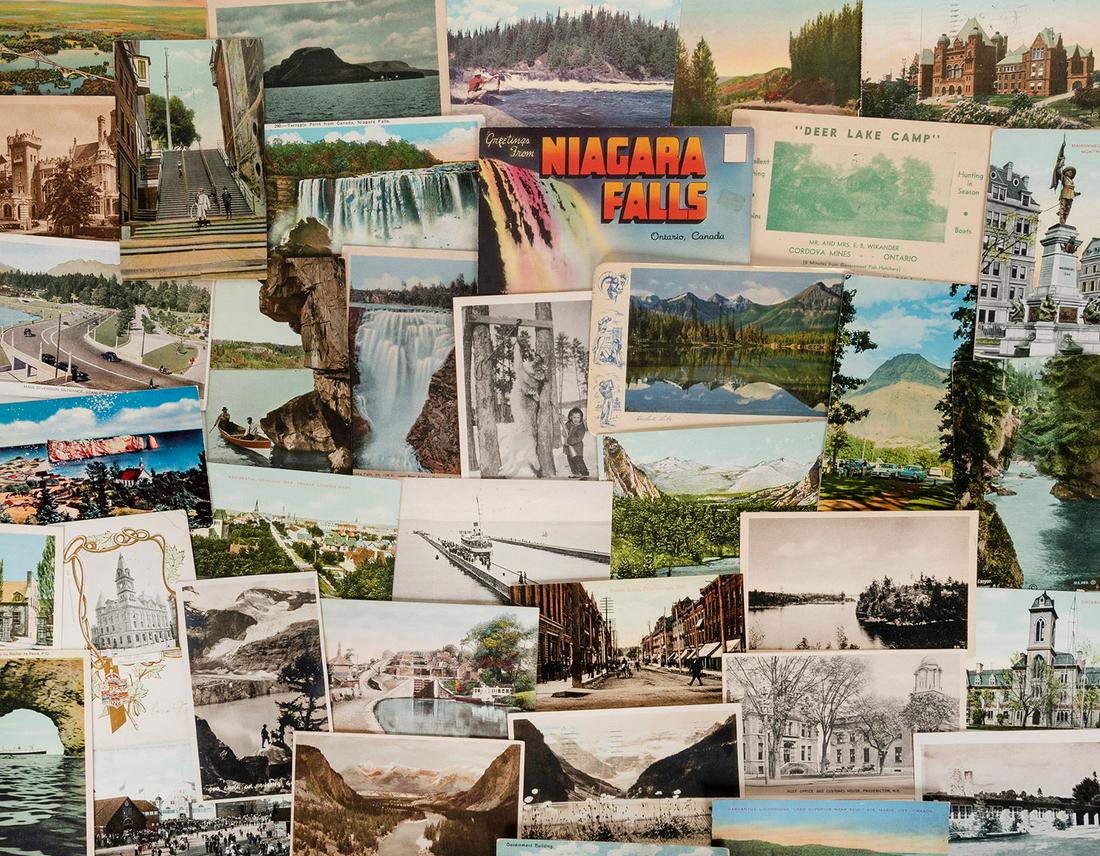 [CANADA]. Vintage collection of Canadian postcards. Collect... (1 of 1)