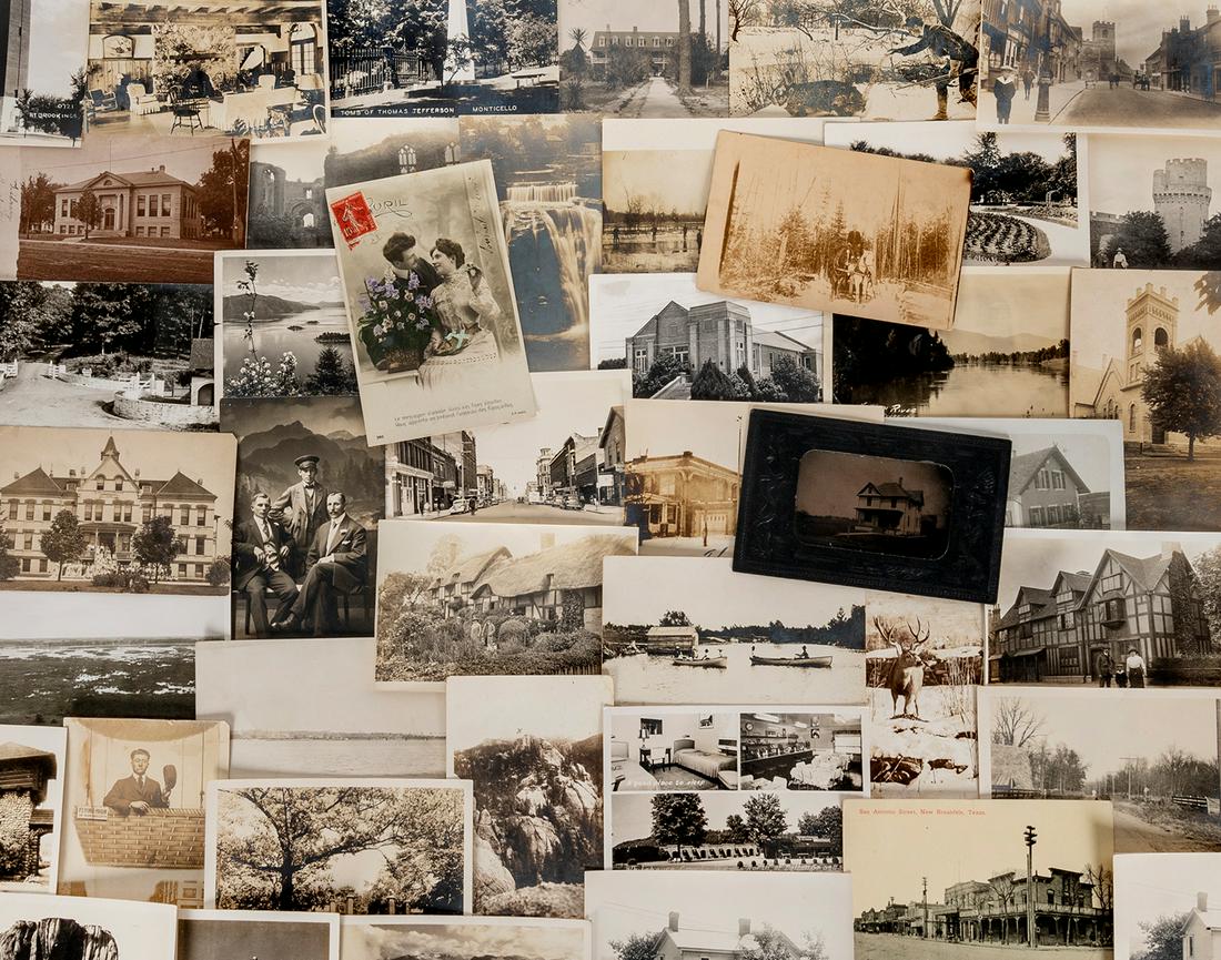 [REAL PHOTO POSTCARDS]. Collection of real photo postcards ... (1 of 1)