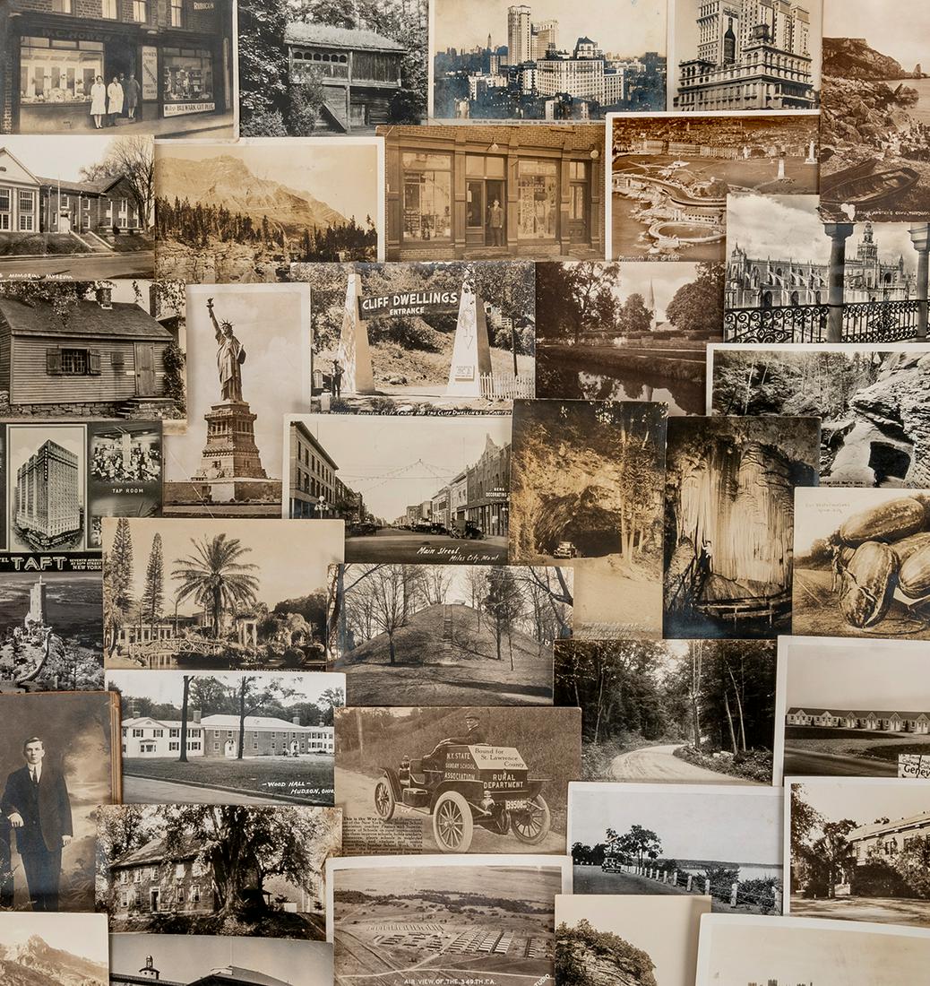 [REAL PHOTO POSTCARDS]. Collection of real photo postcards ... (1 of 1)