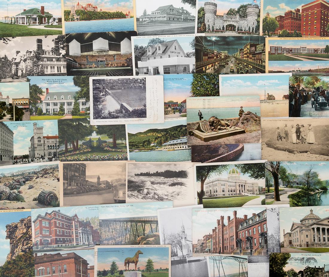 [POSTCARDS]. Dealer inventory of hundreds of vintage postca... (1 of 1)