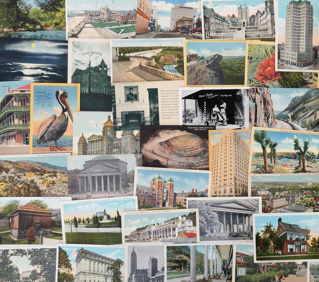 [POSTCARDS]. Dealer inventory of hundreds of vintage postca... (1 of 1)