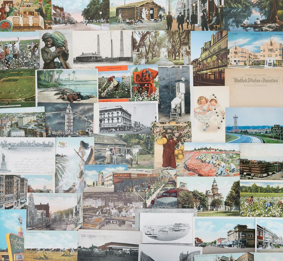 [POSTCARDS]. Massive dealer inventory of vintage U. S. post... (1 of 2)