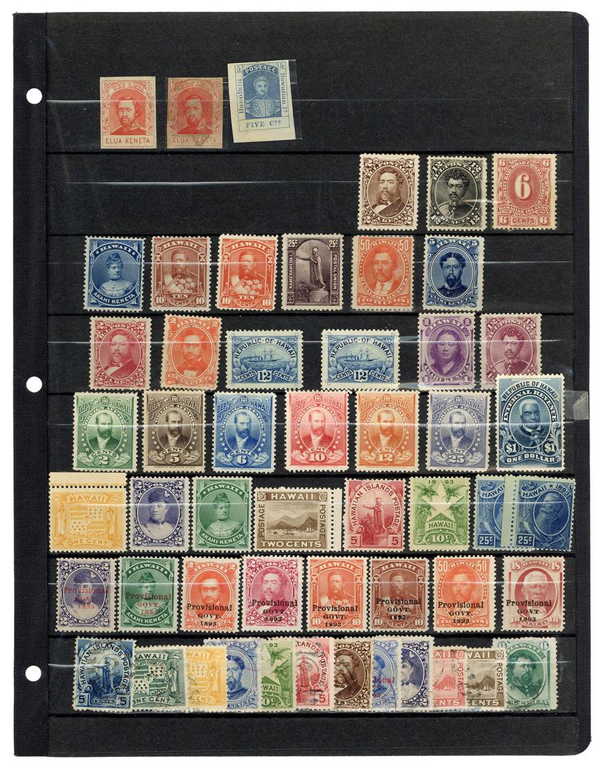 [HAWAII]. Specialized Hawaii Stamp Collection. Mostly unuse... (1 of 1)