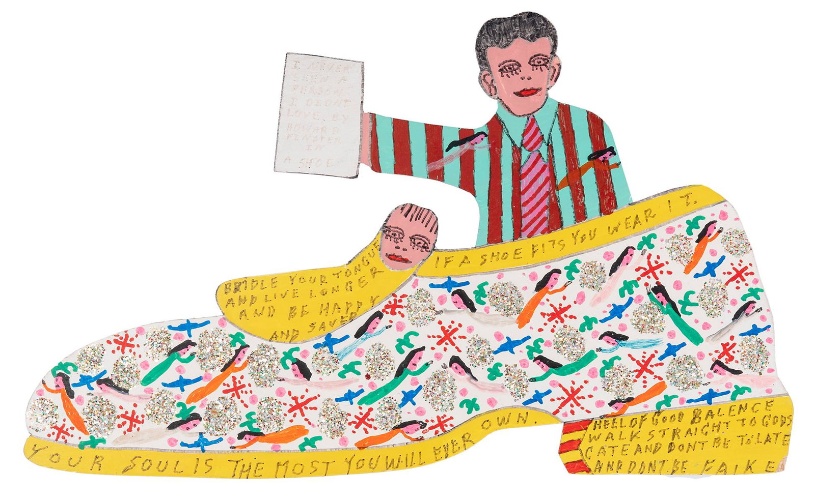 FINSTER, Howard (American, 1916-2001). I Never Seen a Perso... (1 of 2)