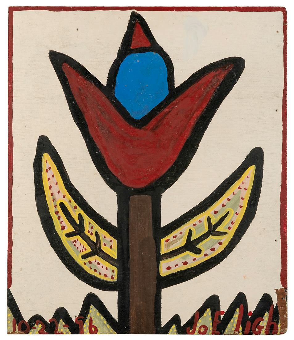 LIGHT, Joe (American, 1934-2005). Untitled. 1996. Paint on ... (1 of 1)