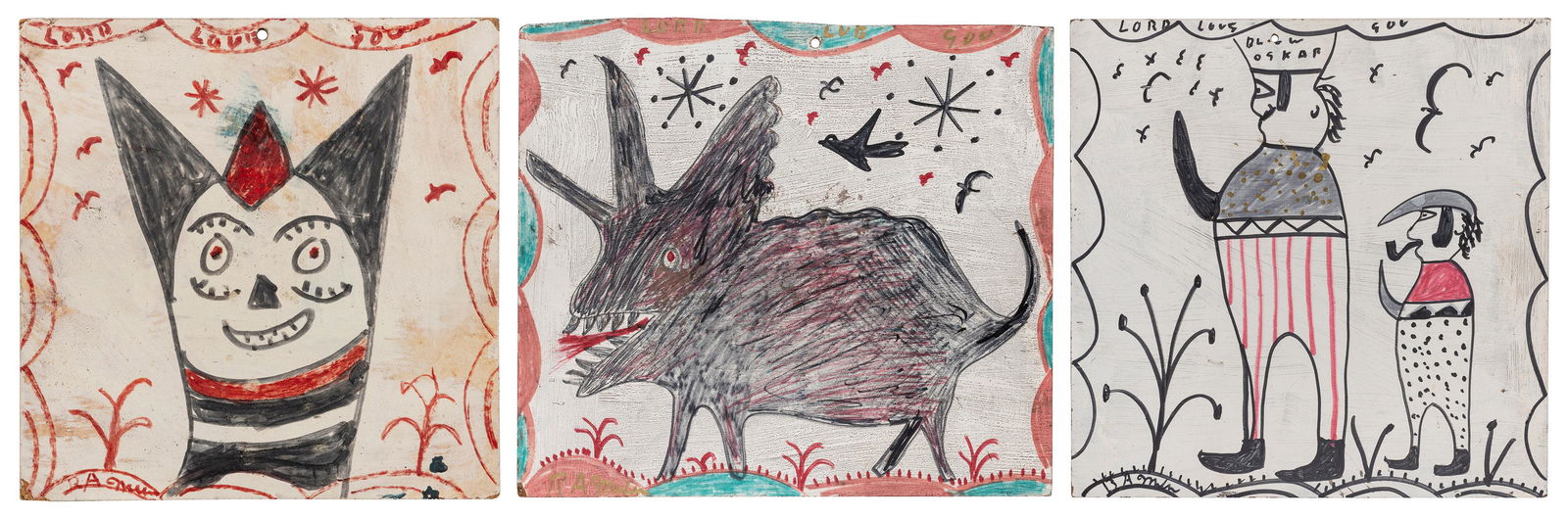 MILLER, R. A. (American, 1912-2006). A group of 3 original ... (1 of 4)