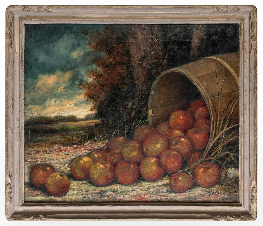 CROSS, H[enry] H. (American, 1837-1918). Barrel of Apples. ... (1 of 1)