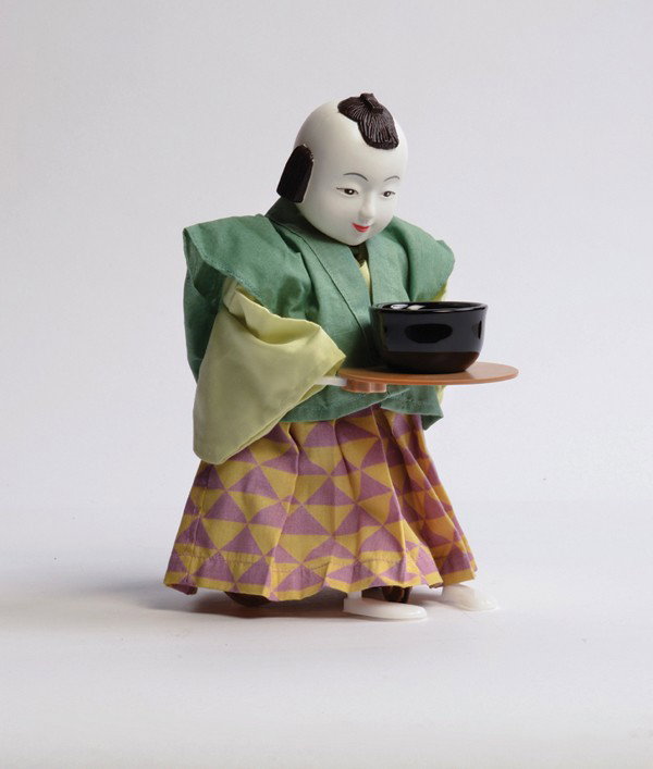 Server Karakuri mechanical doll/automaton. Tokyo, : Server Karakuri mechanical doll/automaton. Tokyo, Gakken, ca. 2004. Designed during the Edo period (1603-1867), the mechanics that make this recreation karakuri doll function are precise and complex. 