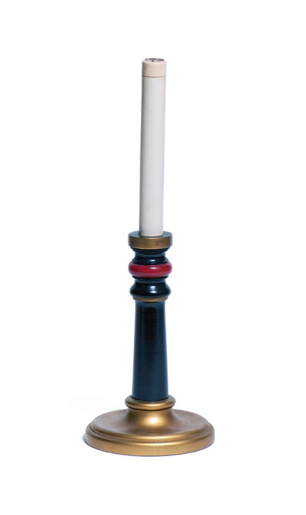 The Candle That Was (Vanishing Candle). Thayer: The Candle That Was (Vanishing Candle). Los Angeles, F.G. Thayer, ca. 1930. The magician wraps a burning candle in newspaper. Its wick can be seen at the top of the paper, still burning. Yet when the 