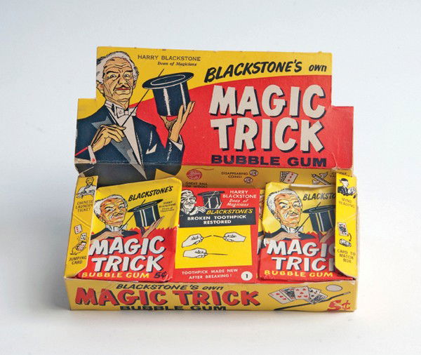252 Blackstone's Own Magic Trick Bubble Gum cplt.set