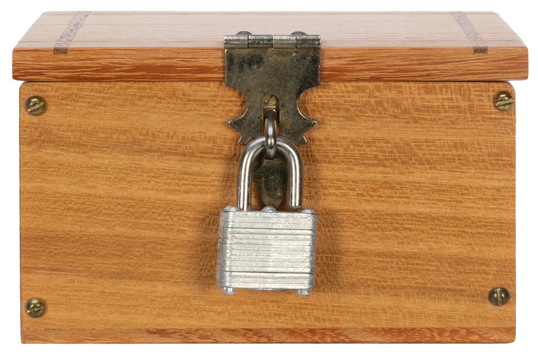 Inlaid Watch Box. Cashmere: Magic House of Babcock, 2000s. ... (1 of 2)