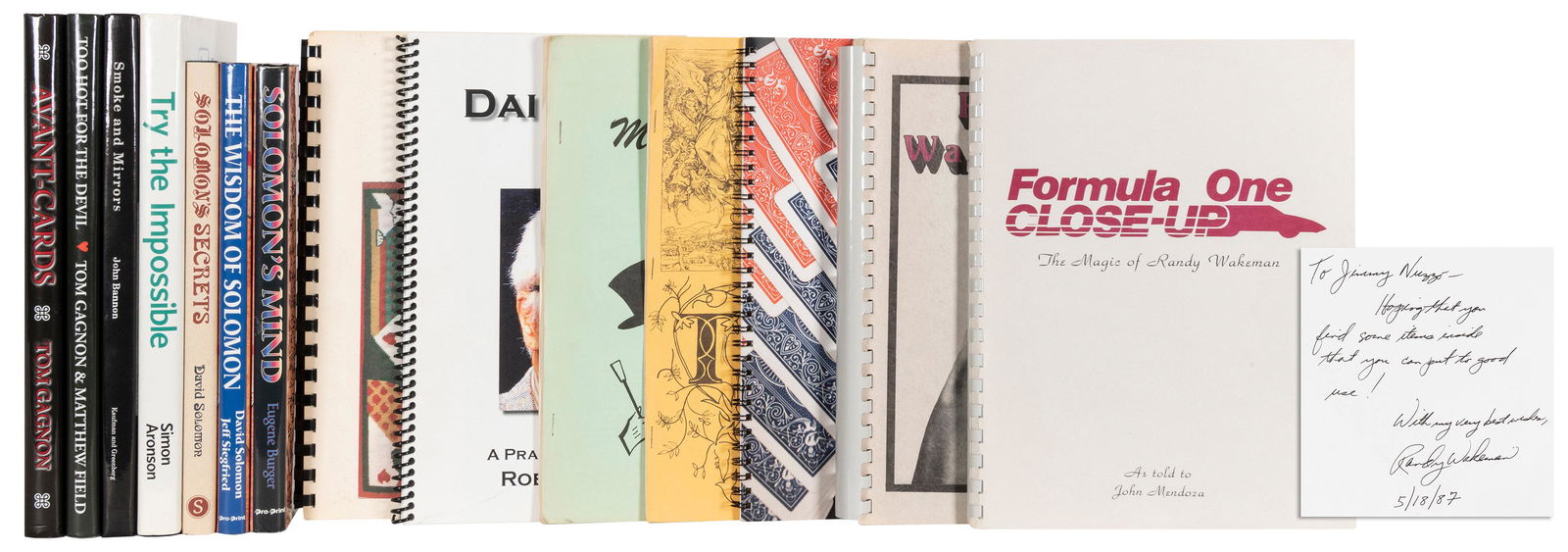 [SIGNED BOOKS] Lot of 16 Signed Magic Books. Including: ARO... (1 of 18)