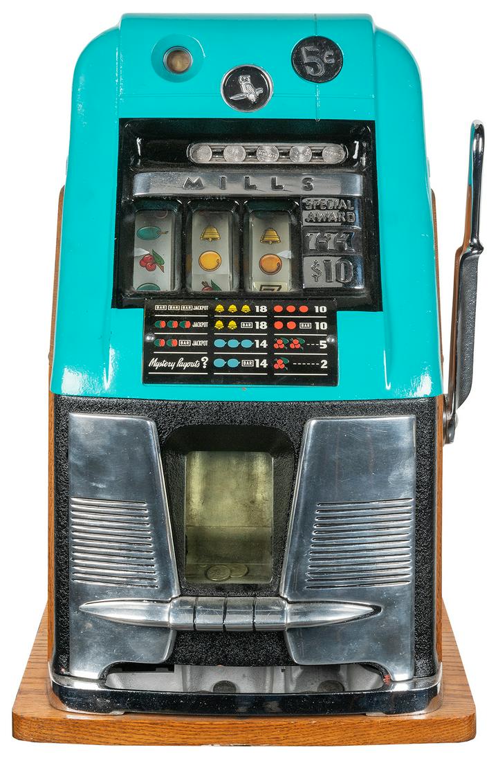 Mills Novelty 5Cent “Hightop” Slot Machine. [Chicago: Mills Novelty Co., ca. (1 of 1)