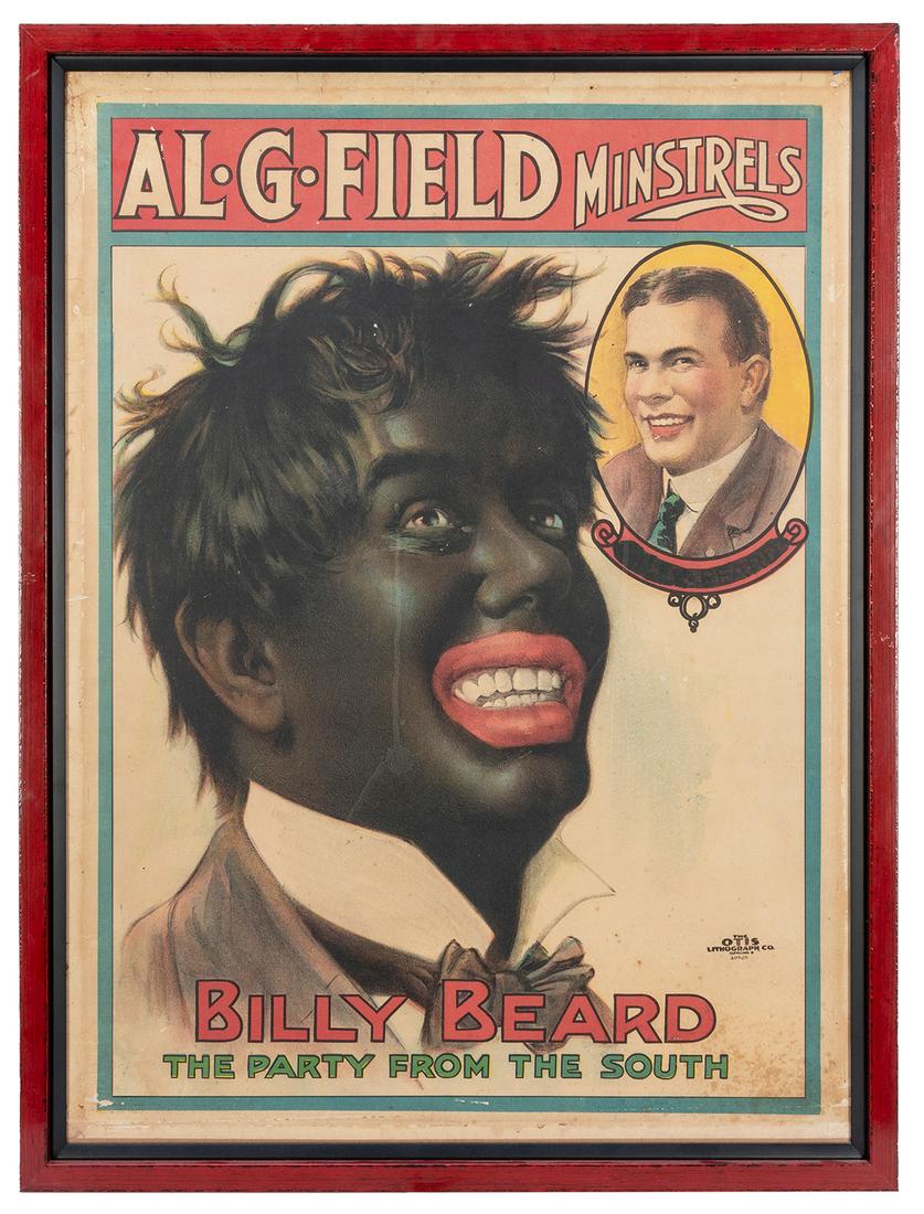 Al G. Field Minstrels / Billy Beard The Party from the South. Cleveland: The Otis Lithograph Co., (1 of 1)
