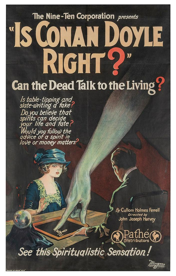 Is Conan Doyle Right? Cleveland: J. Morgan Litho., [1923]. ... (1 of 2)