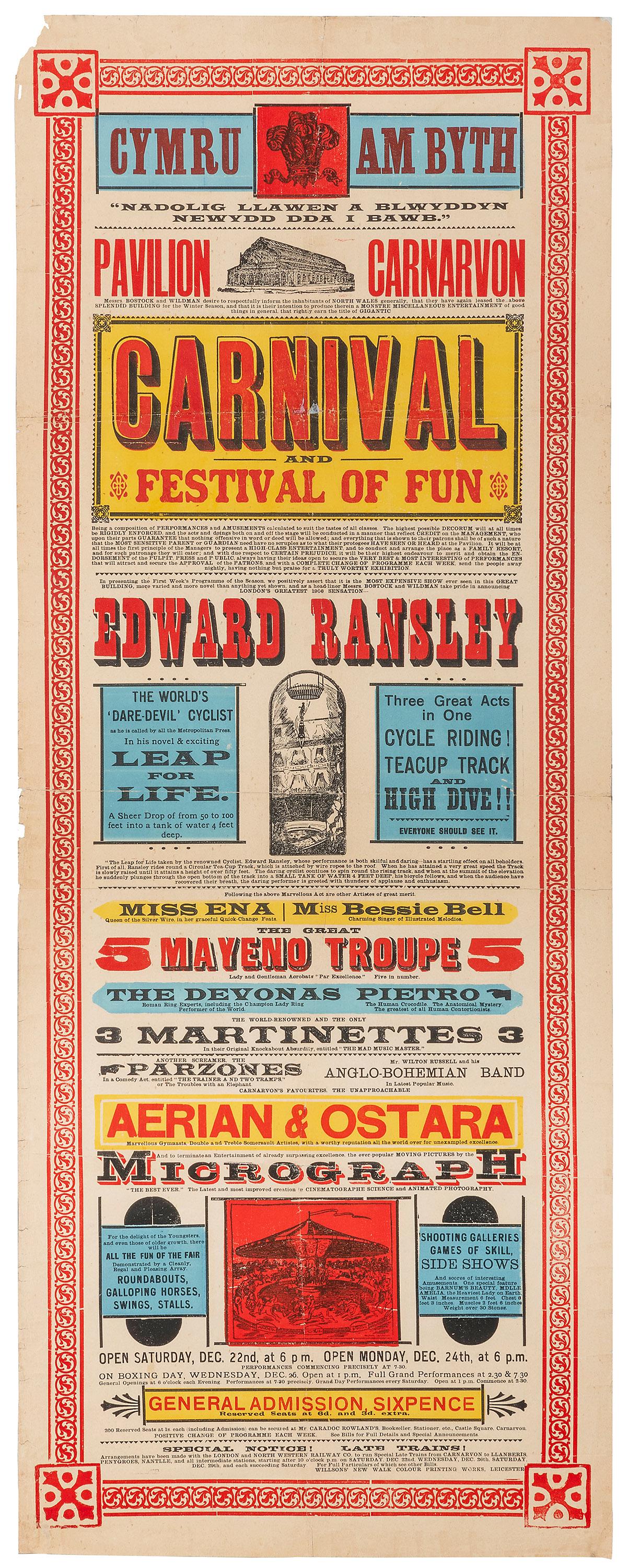 [TRICK CYCLIST] Carnival. Festival of Fun. Leicester: Wilso... (1 of 1)