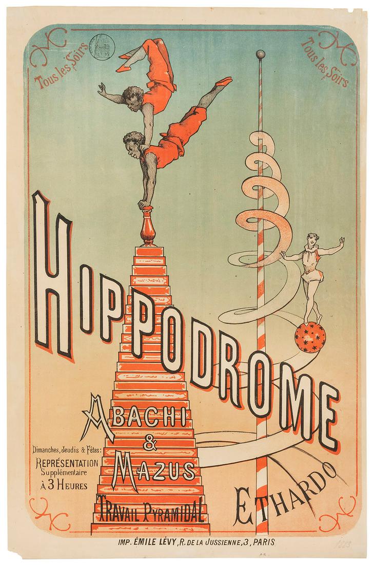 ETHARDO, Signor (1825 – 1911). Hippodrome. Ethardo, Abachi ... (1 of 1)