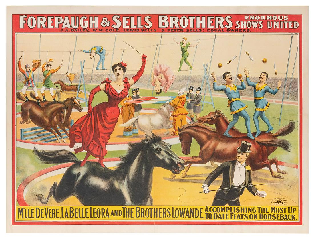 Forepaugh & Sells Brothers Enormous United Shows. M'lle DeV... (1 of 1)