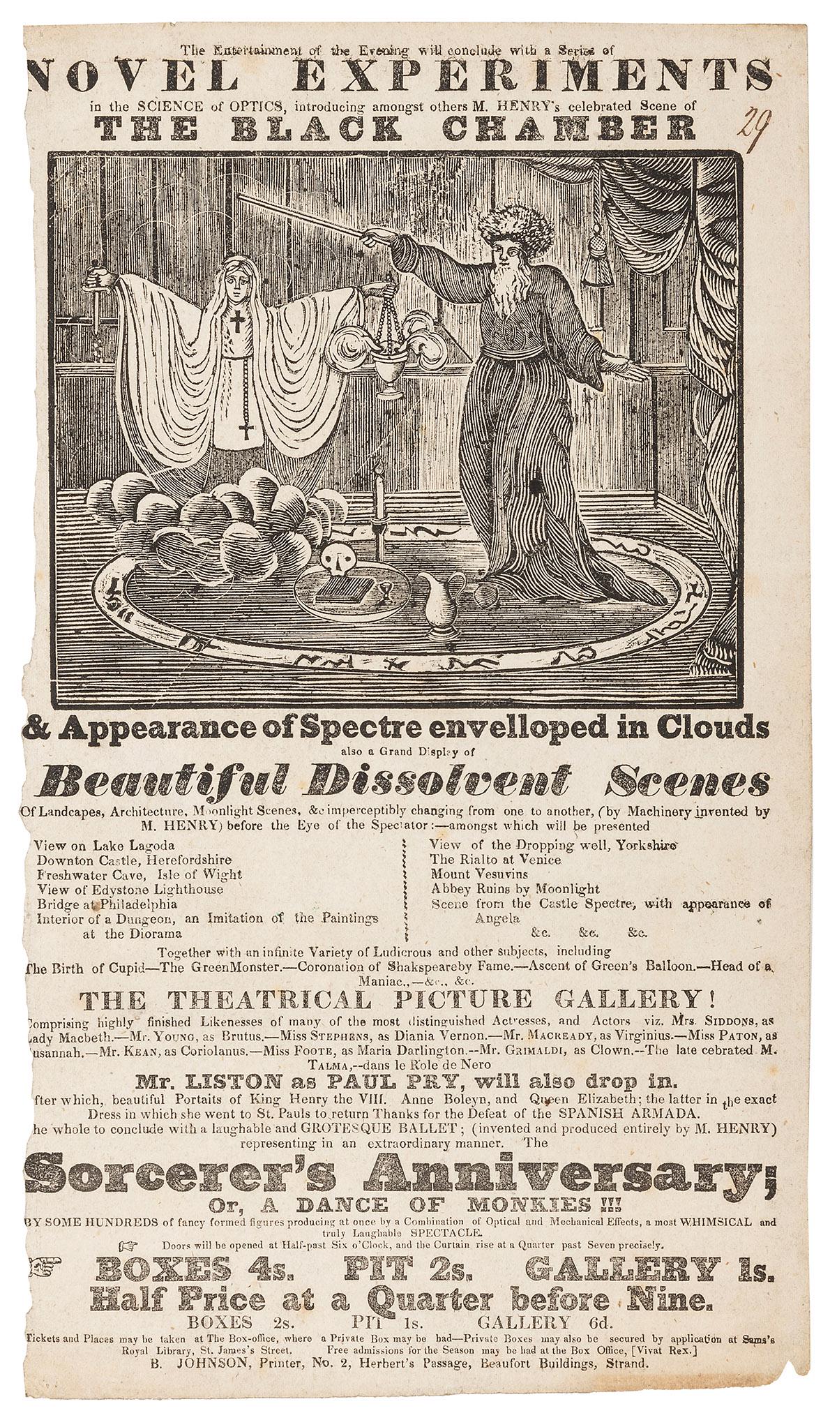 HENRY, M. Novel Experiments. The Black Chamber & Appearance... (1 of 1)