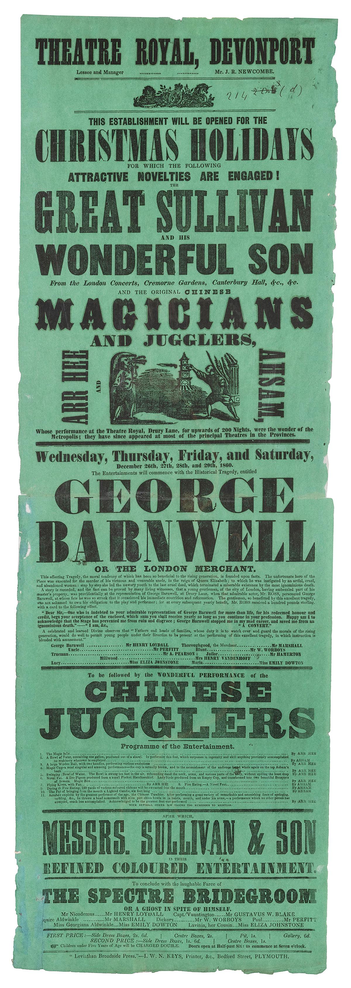 [KNIFE THROWING] [JUGGLING] The Original Chinese Magicians ... (1 of 1)