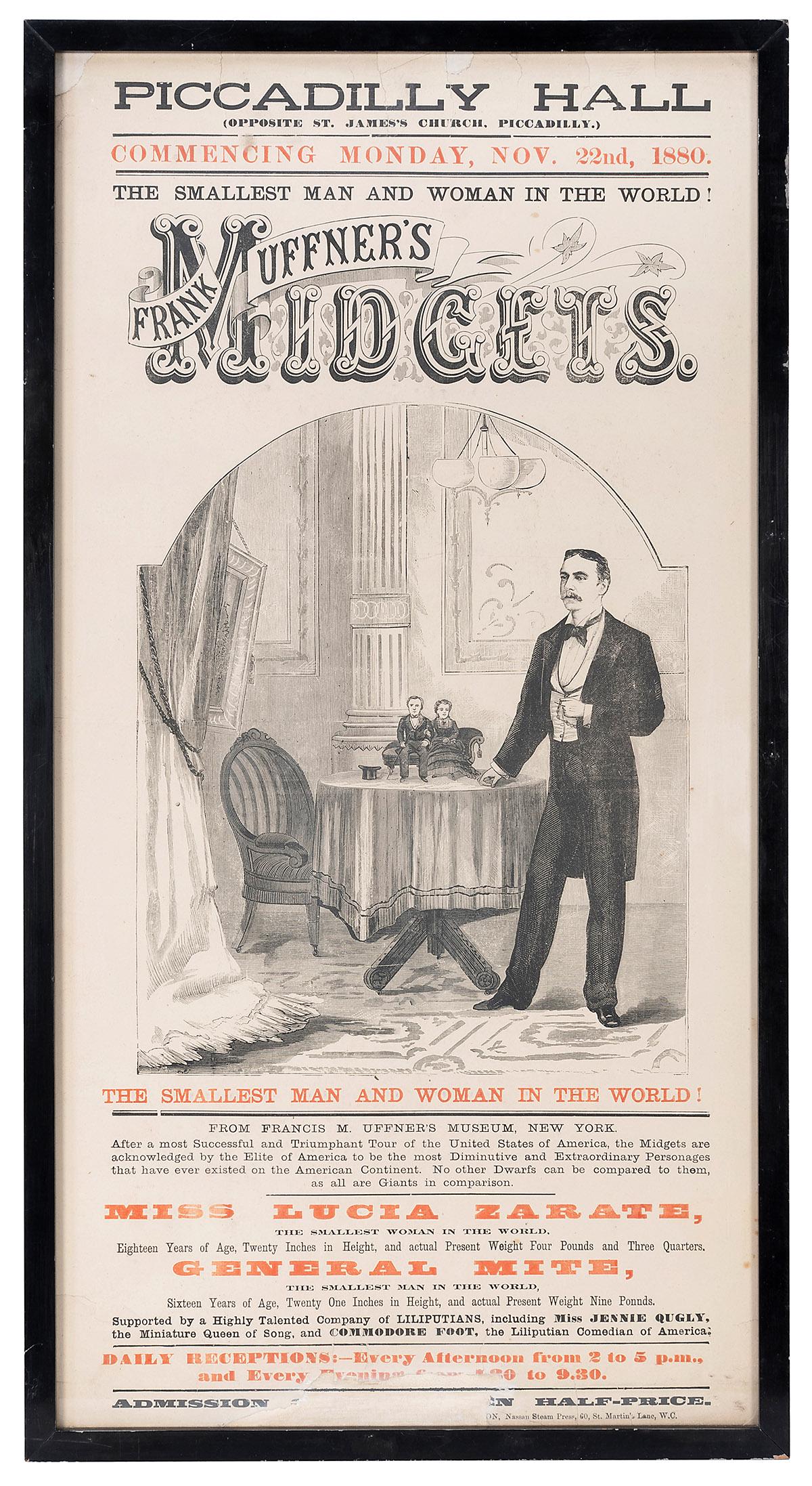 UFFNER, Frank. The Smallest Man and Woman in the World! Fra... (1 of 1)