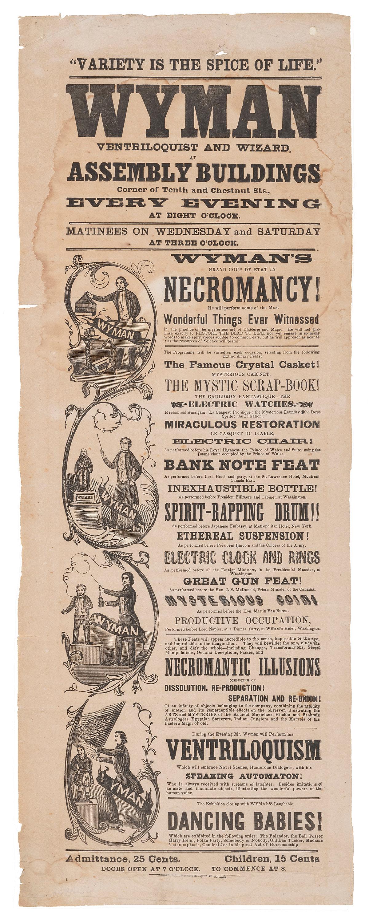 WYMAN, John (1816 – 81). Variety is the Spice of Life. Wyma... (1 of 1)