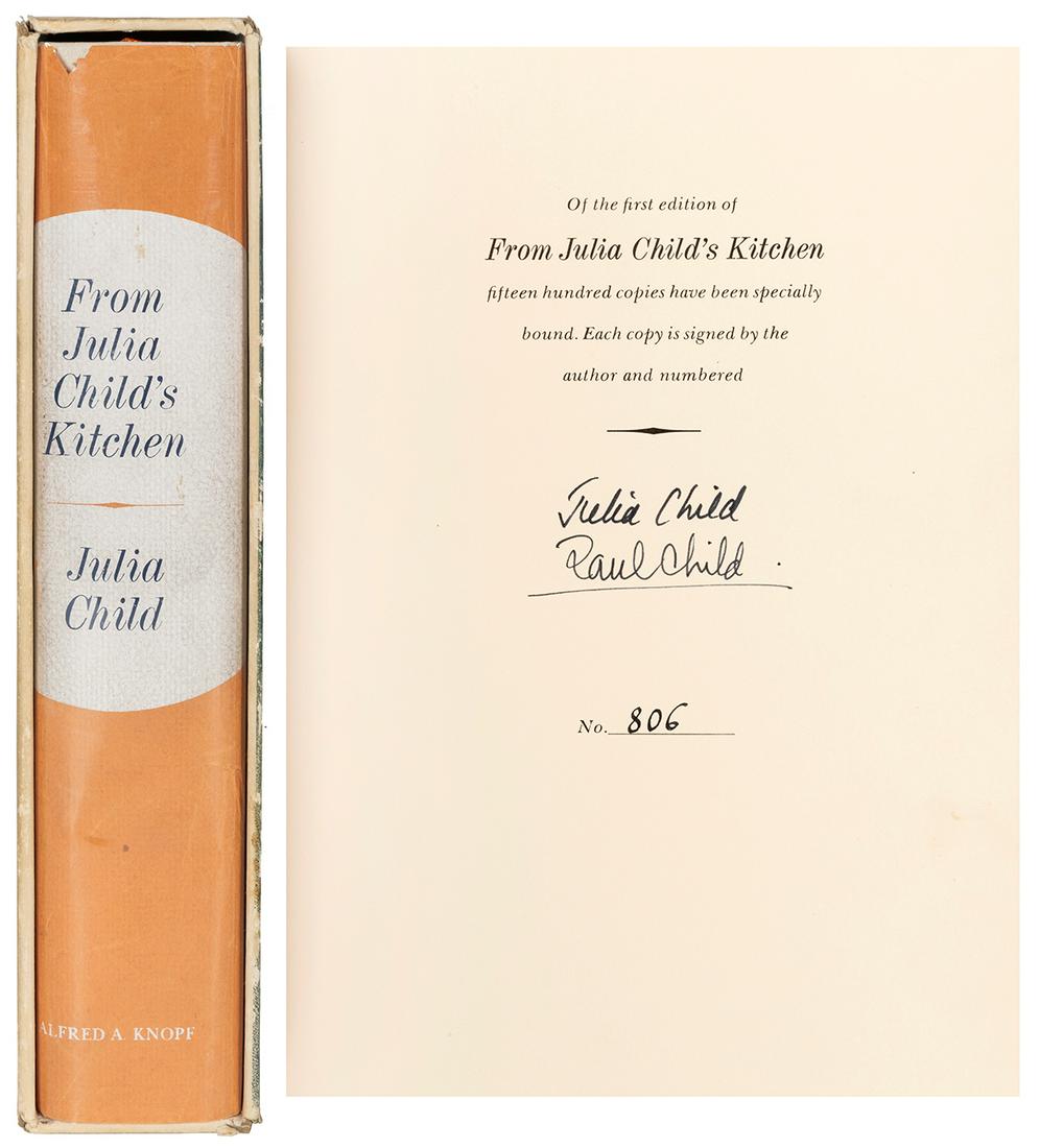 CHILD, Julia (1912–2004). From Julia Child’s Kitchen. New Y... (1 of 2)