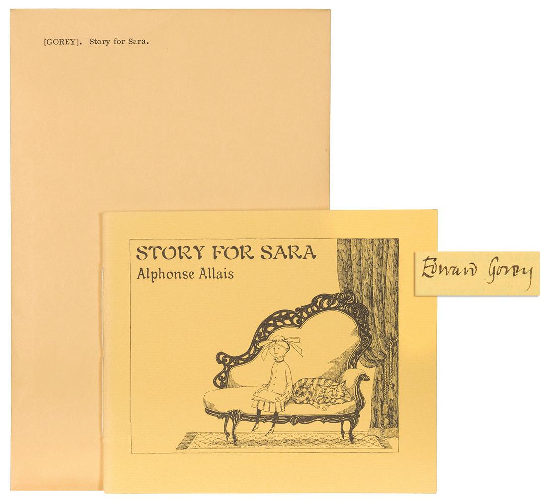 GOREY, Edward (1925–2000), illustrator. –– ALLAIS, Alphonse... (1 of 3)