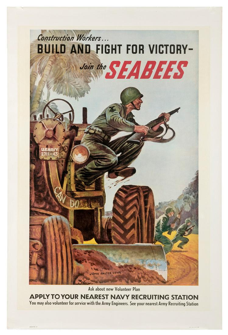 FALTER, John (1910-1982). Join the Seabees / Build and Figh... (1 of 1)
