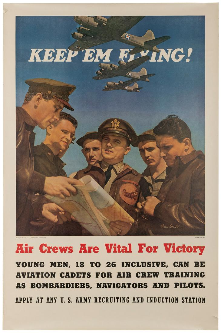 DMITRI, Ivan (1900-1968). Keep ‘Em Flying / Air Crews Are V... (1 of 1)
