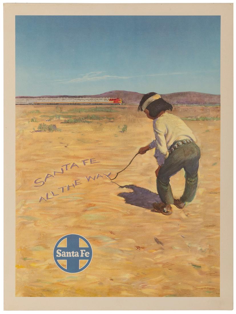 Santa Fe All the Way / Santa Fe Railroad. Circa 1950s. A ra... (1 of 1)