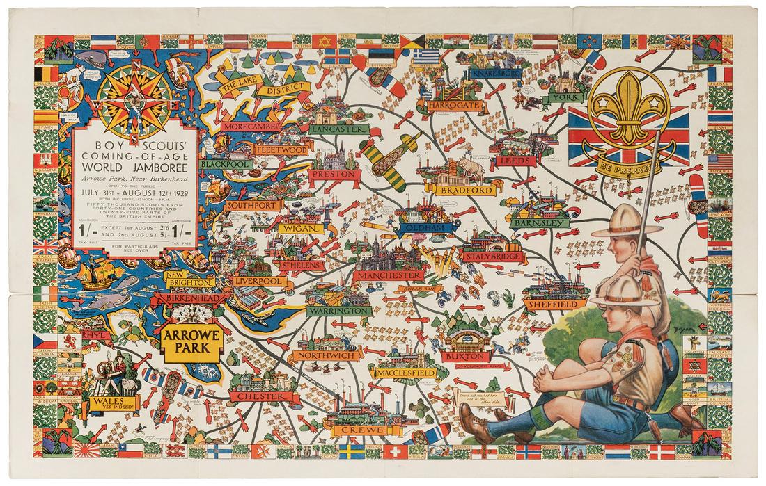 BRYAN. Boy Scouts’ Coming-of-Age World Jamboree. 1929. Lond... (1 of 2)