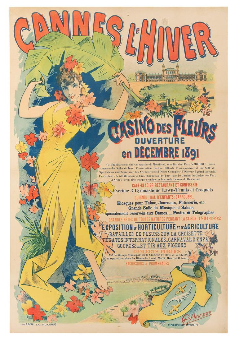 CHOUBRAC, Alfred (1853 – 1902). Cannes d’Hiver / Casino des... (1 of 1)