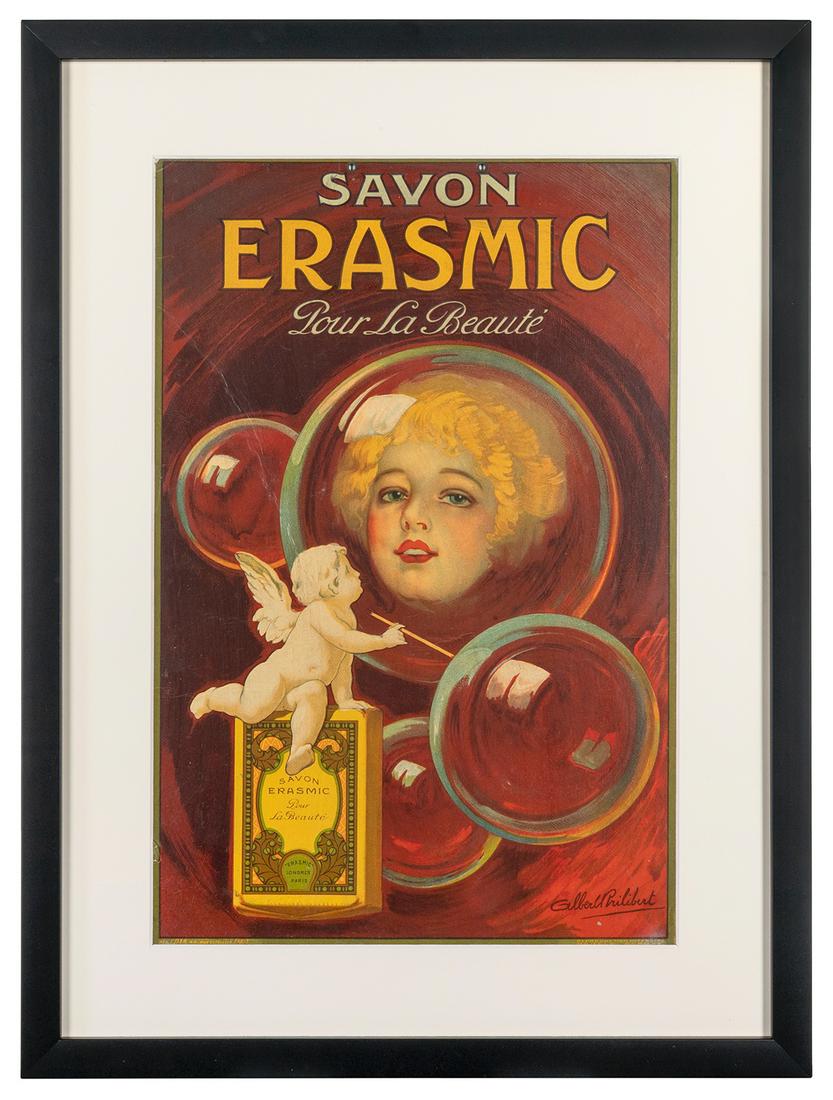 PHILIBERT, Gilbert. Savon Erasmic. Paris: Aff. Edia, ca. 19... (1 of 1)