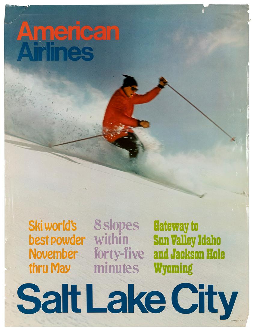 American Airlines / Salt Lake City. 1970s. Photographic pos... (1 of 1)