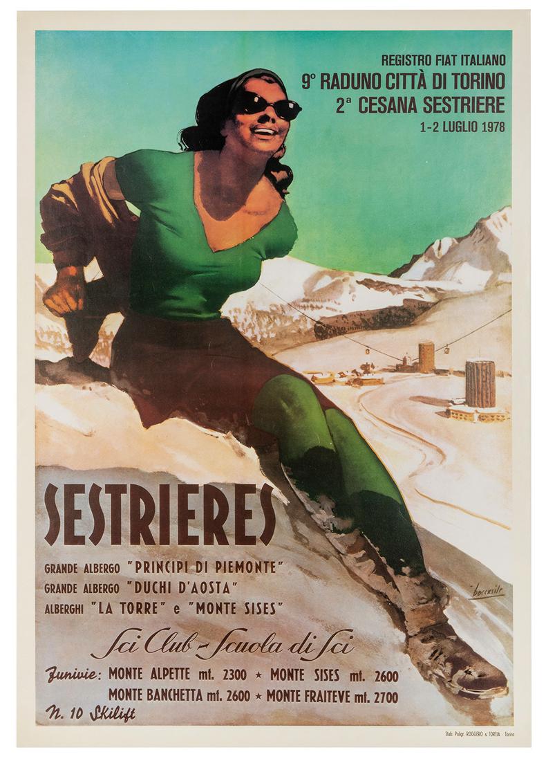 BOCCASILE, Gino (1901-1952). Sestrieres. Torino: Roggero & T... (1 of 1)
