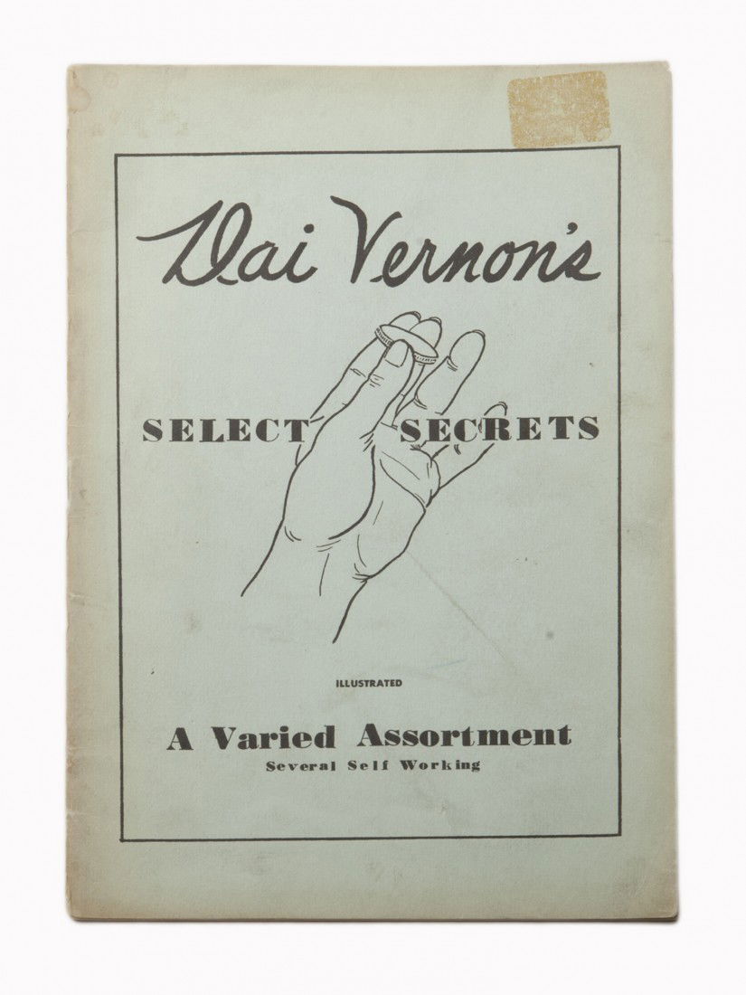 Vernon, Dai. Select Secrets. New York, 1941. First: Vernon, Dai. Select Secrets. New York, 1941. First edition. Pale blue pictorial wraps. Illustrated. 8vo. Cover soiled, otherwise good condition. Inscribed and signed, "To my friend Larry Jennings who