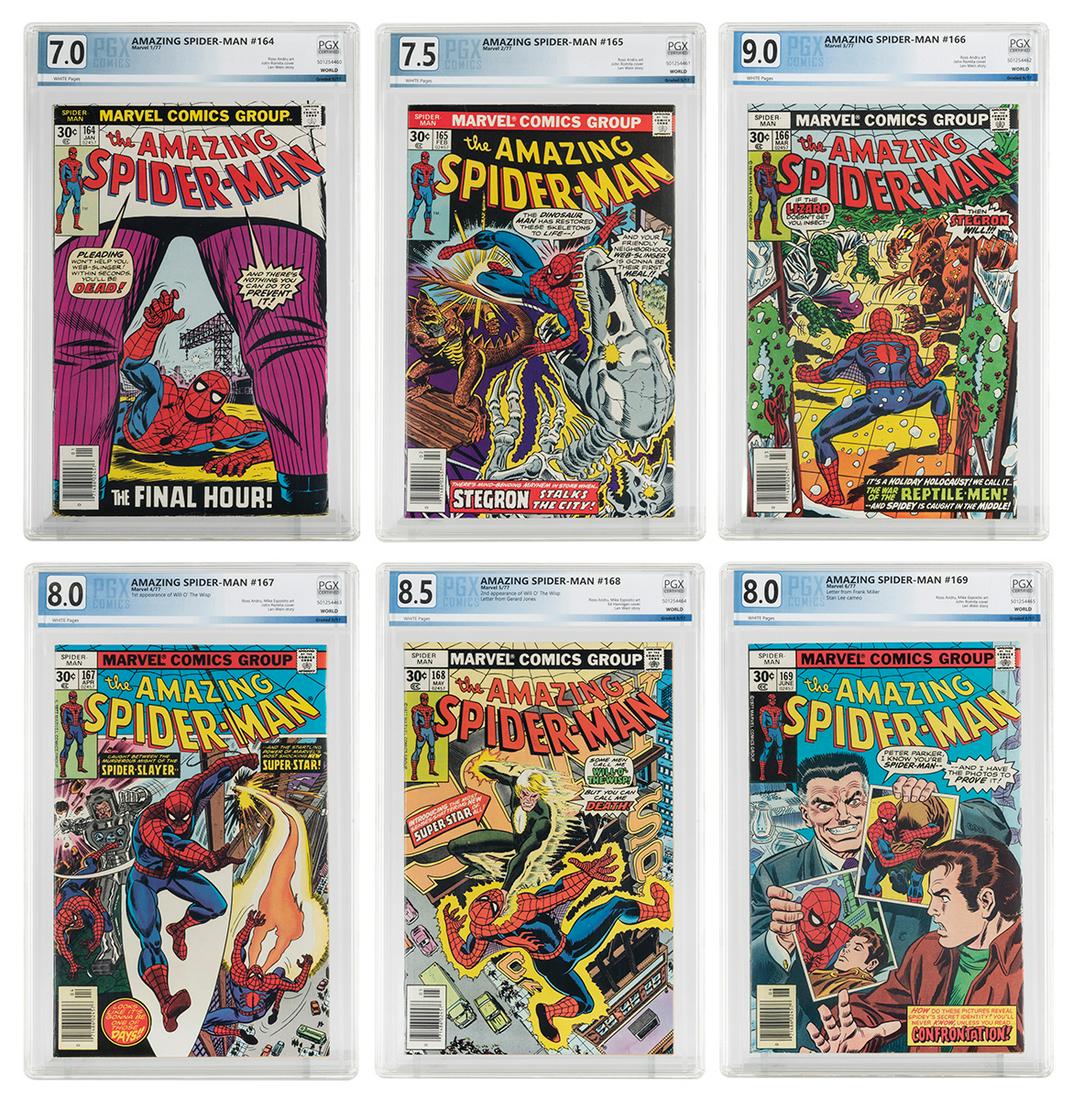[SPIDERMAN]. The Amazing Spider-Man. Group of Six Comics. M... (1 of 7)