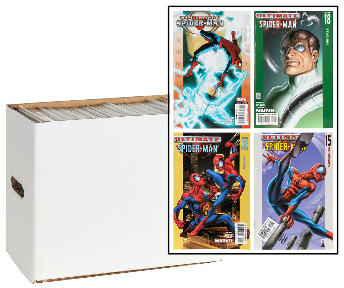 [ULTIMATE SPIDERMAN]. Comic Box of Ultimate Spider-Man Comi... (1 of 6)
