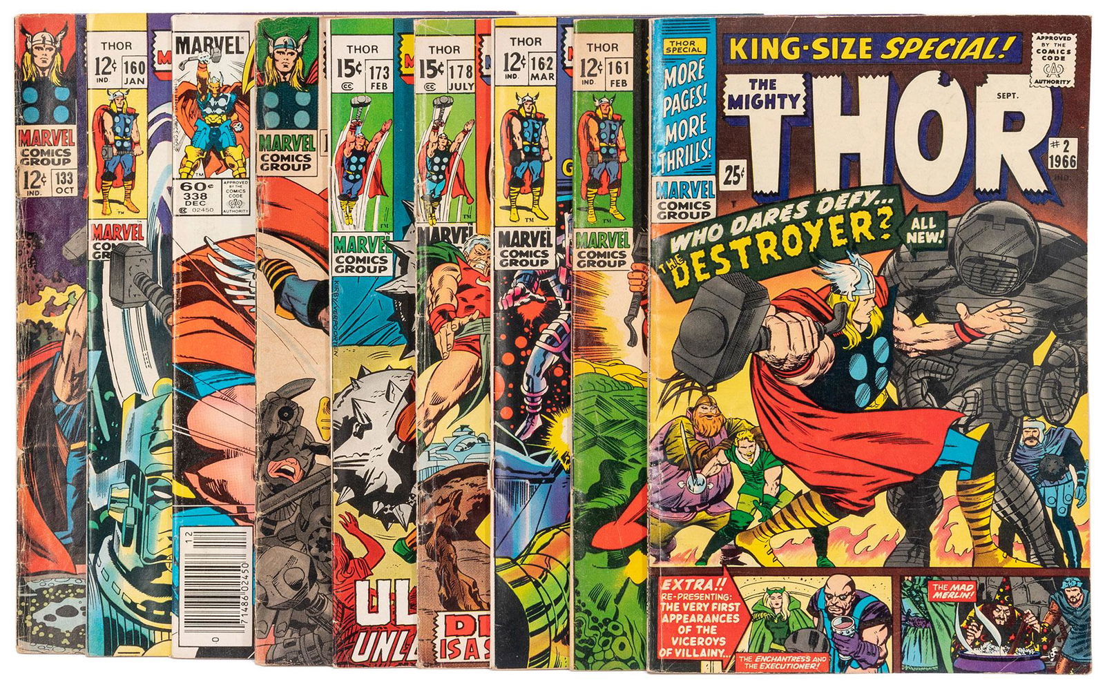 [THOR]. Group of Nine of The Mighty Thor Comics. Marvel Com... (1 of 1)