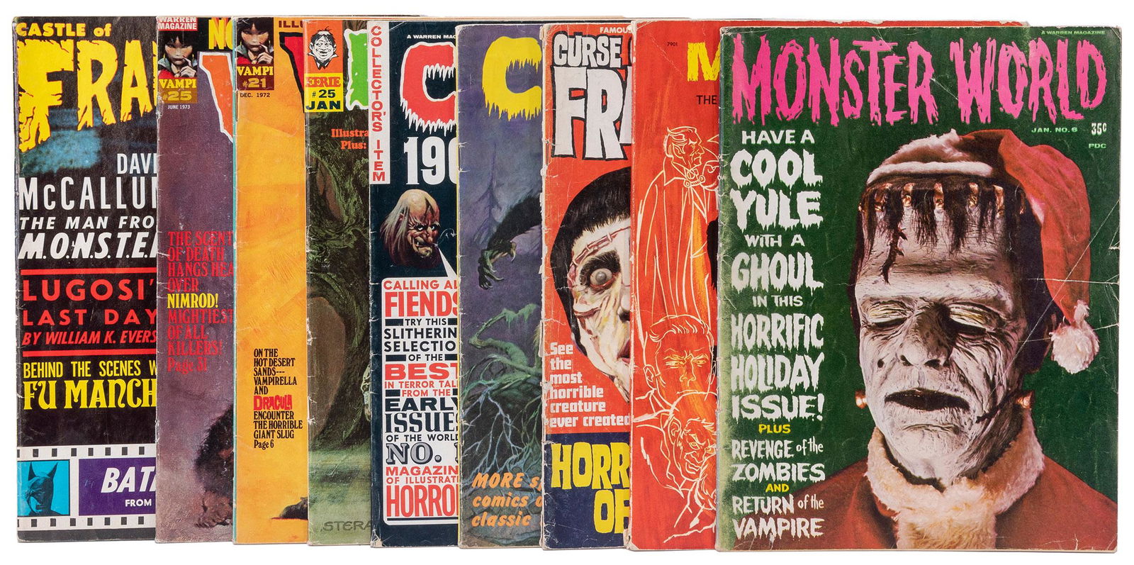 [MONSTERS]. Monster World and Related Magazines. Circa 1960... (1 of 1)