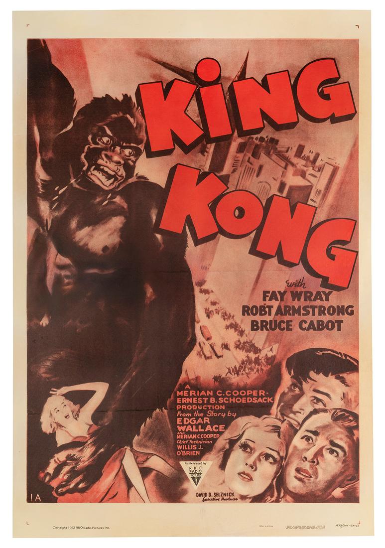 King Kong. Los Angeles: RKO Radio Pictures, R-1952. One she... (1 of 1)