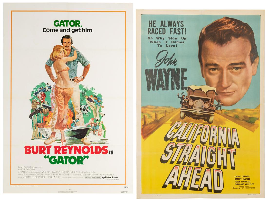Two Comedy Movie Posters. Gator. United Artists Corp., ca. ... (1 of 1)
