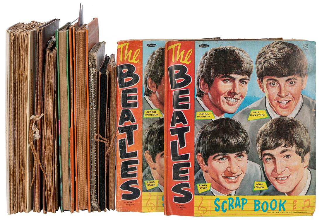 THE BEATLES. Group of twelve scrapbooks. [V.p., ca. 1960s].... (1 of 1)