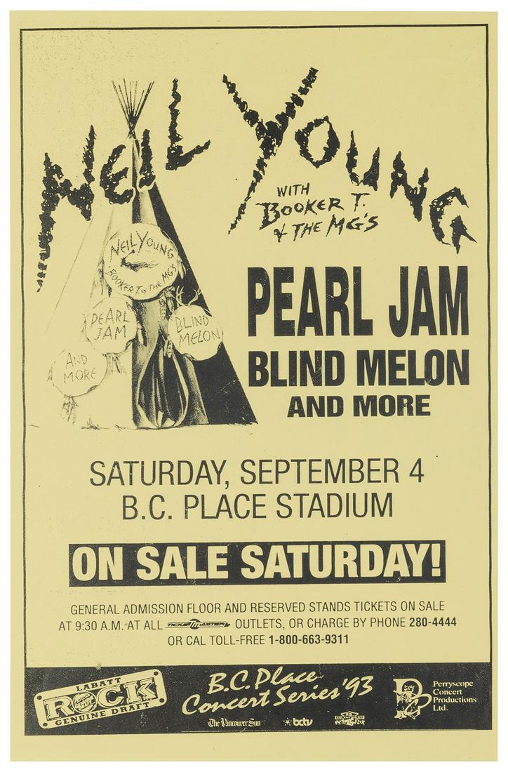 Neil Young, Pearl Jam with Booker T. and the MG's B.C. Plac... (1 of 1)