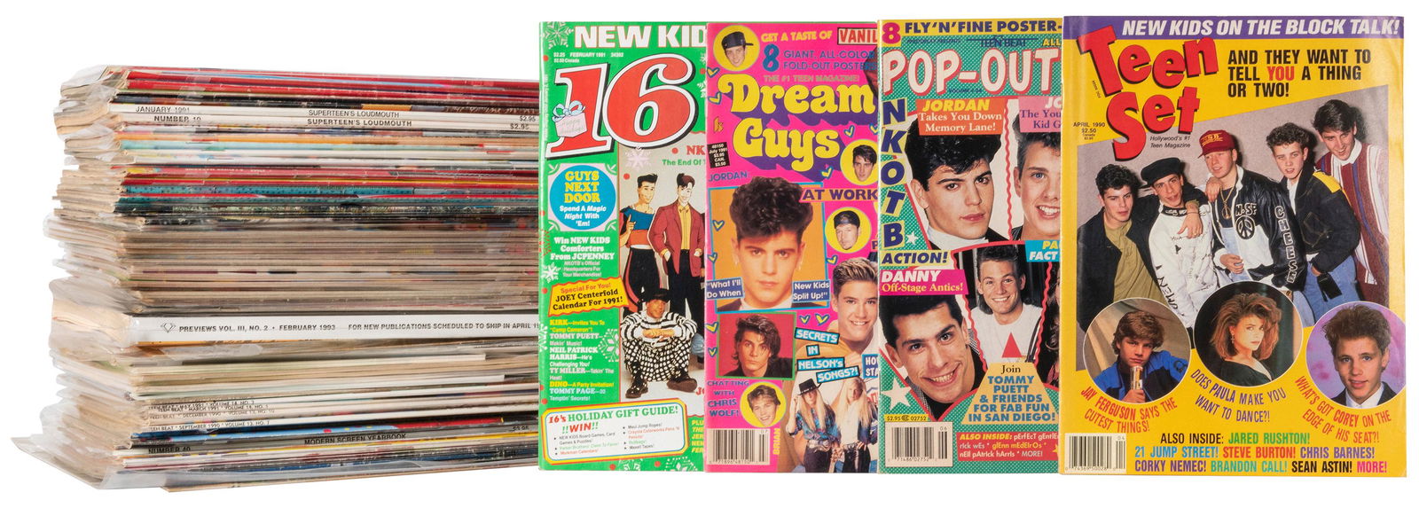 Group of nearly 50 Teen magazines. [V.p., ca. 1990s]. With ... (1 of 1)