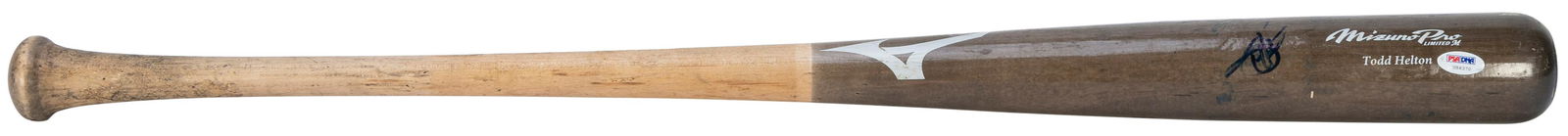 HELTON, Todd (b. 1973). Game-used signed baseball bat. Japa... (1 of 4)