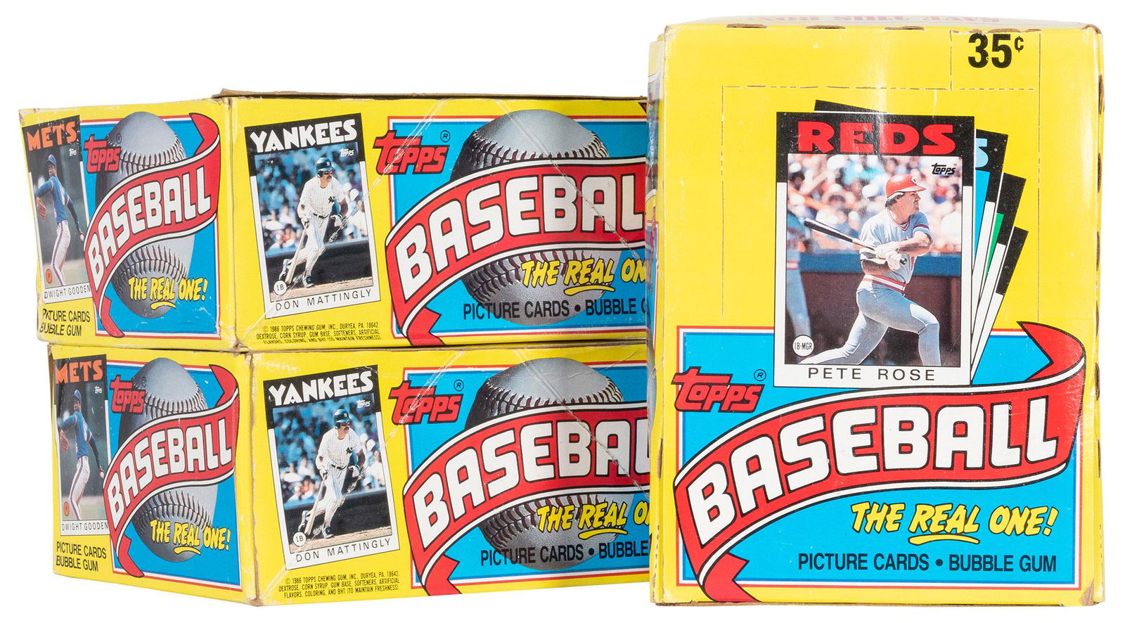 1986 Topps Baseball Cards Boxes. Duryea: Topps Chewing Gum,... (1 of 2)
